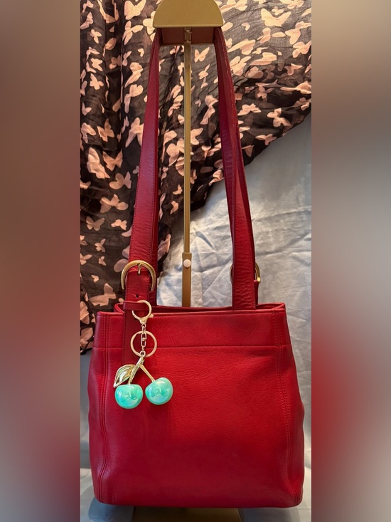 Coach Handbags - Coach Vintage Waverly Soho Buckle Bag with Cherry Charm